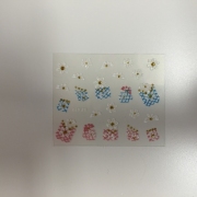 3D Sticker farbig weiss XF 421